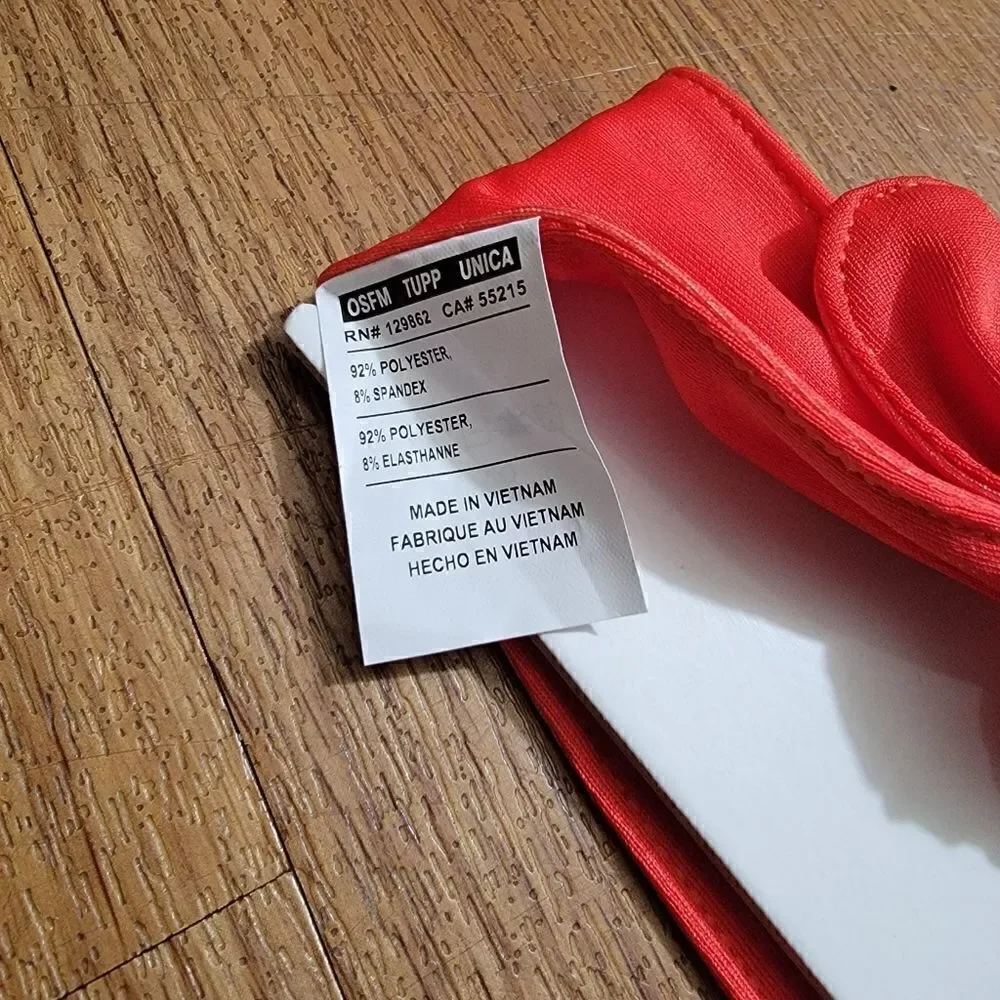 Nike Dri-Fit Technology Head Tie Unisex Headband White Red Just Do It One-size